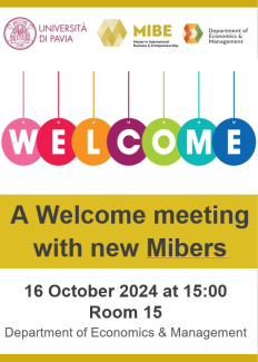 Welcome new MIBERS